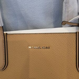 Michael Kors Tan Leather Tote Bag